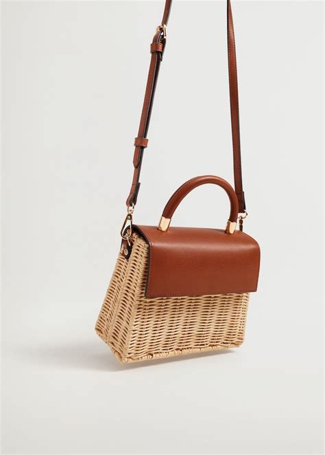 mango rattan handbags.